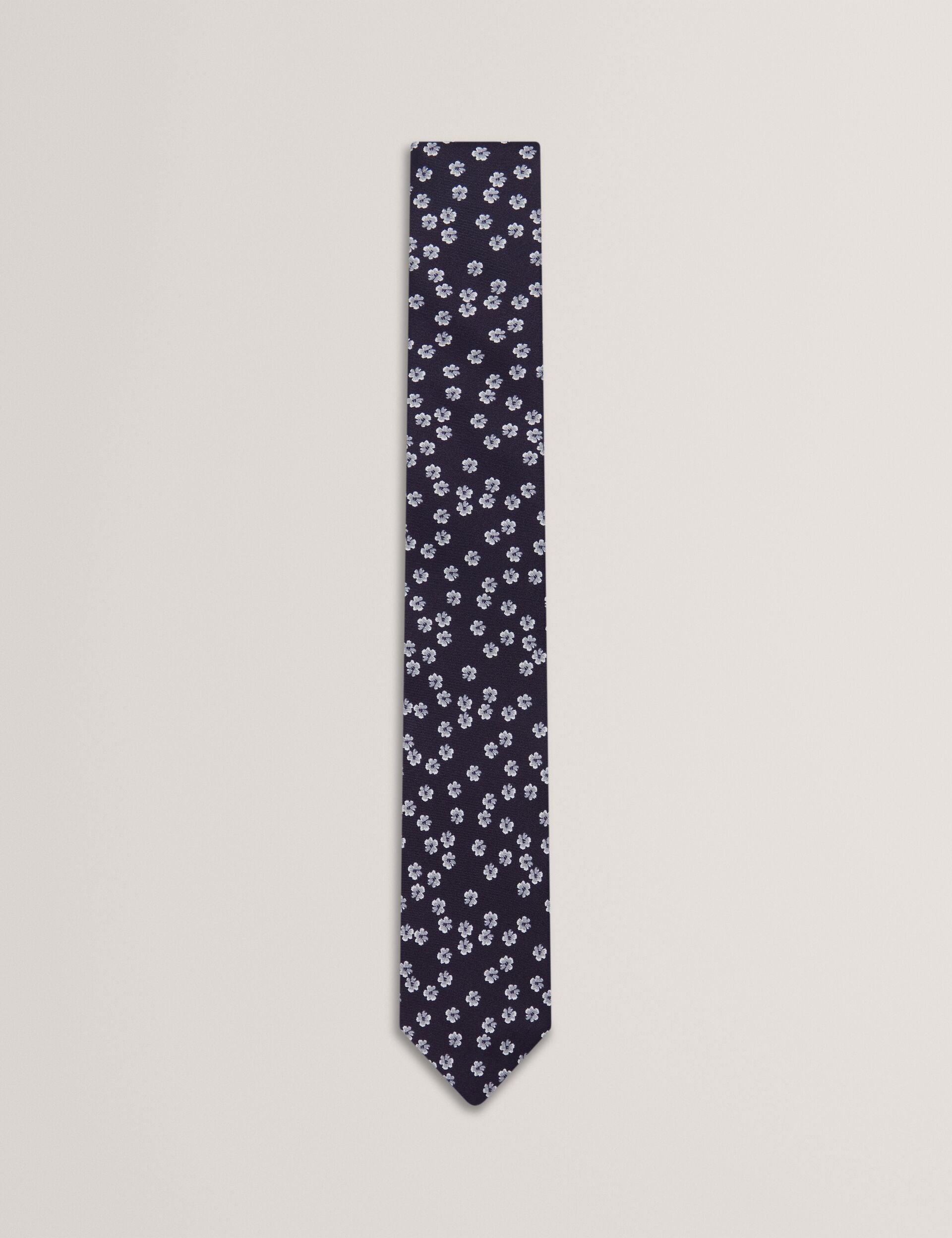 Ditsy Floral Print Silk Tie by TED BAKER