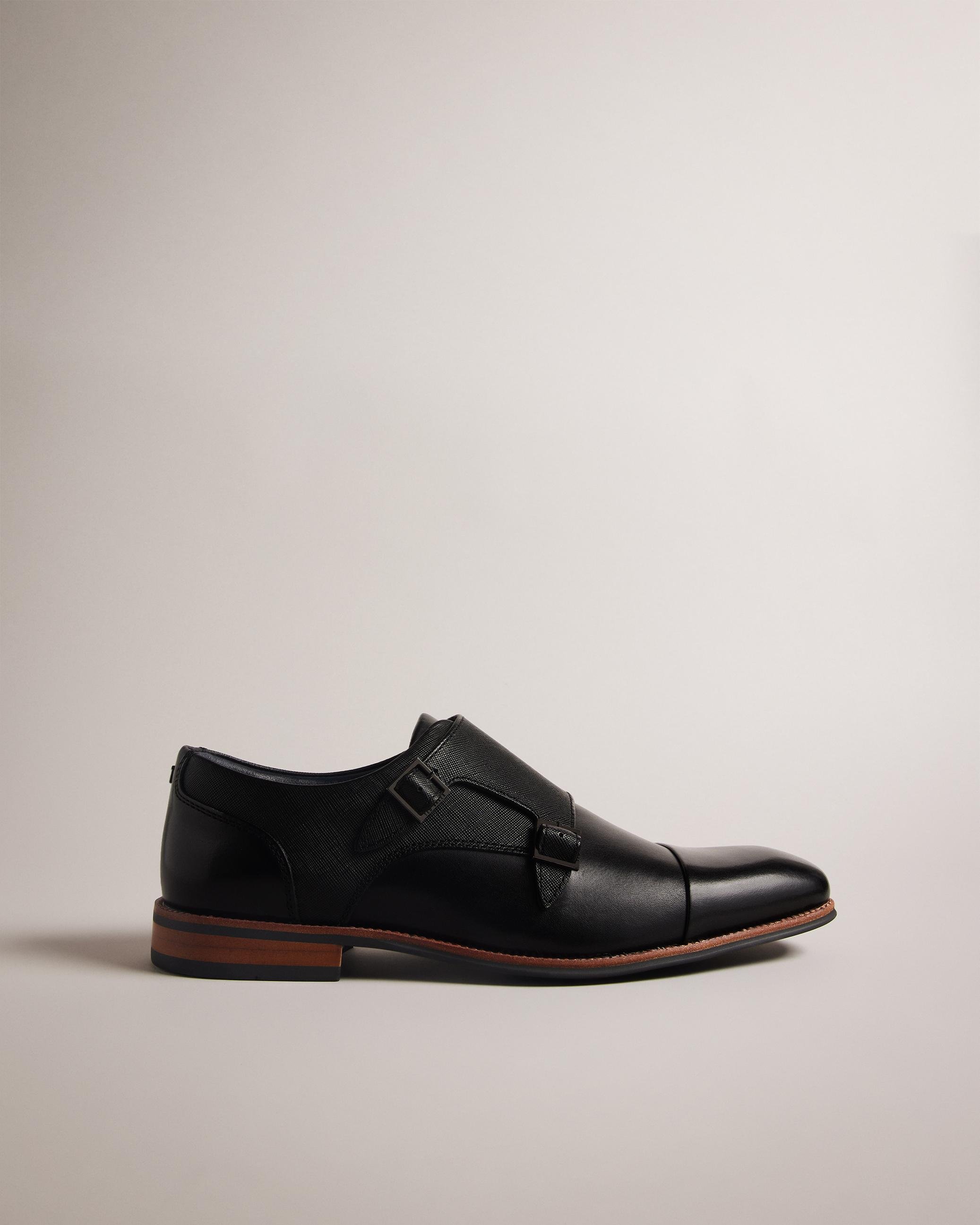 Double Monk Formal Shoe - ALICOTT - Black by TED BAKER