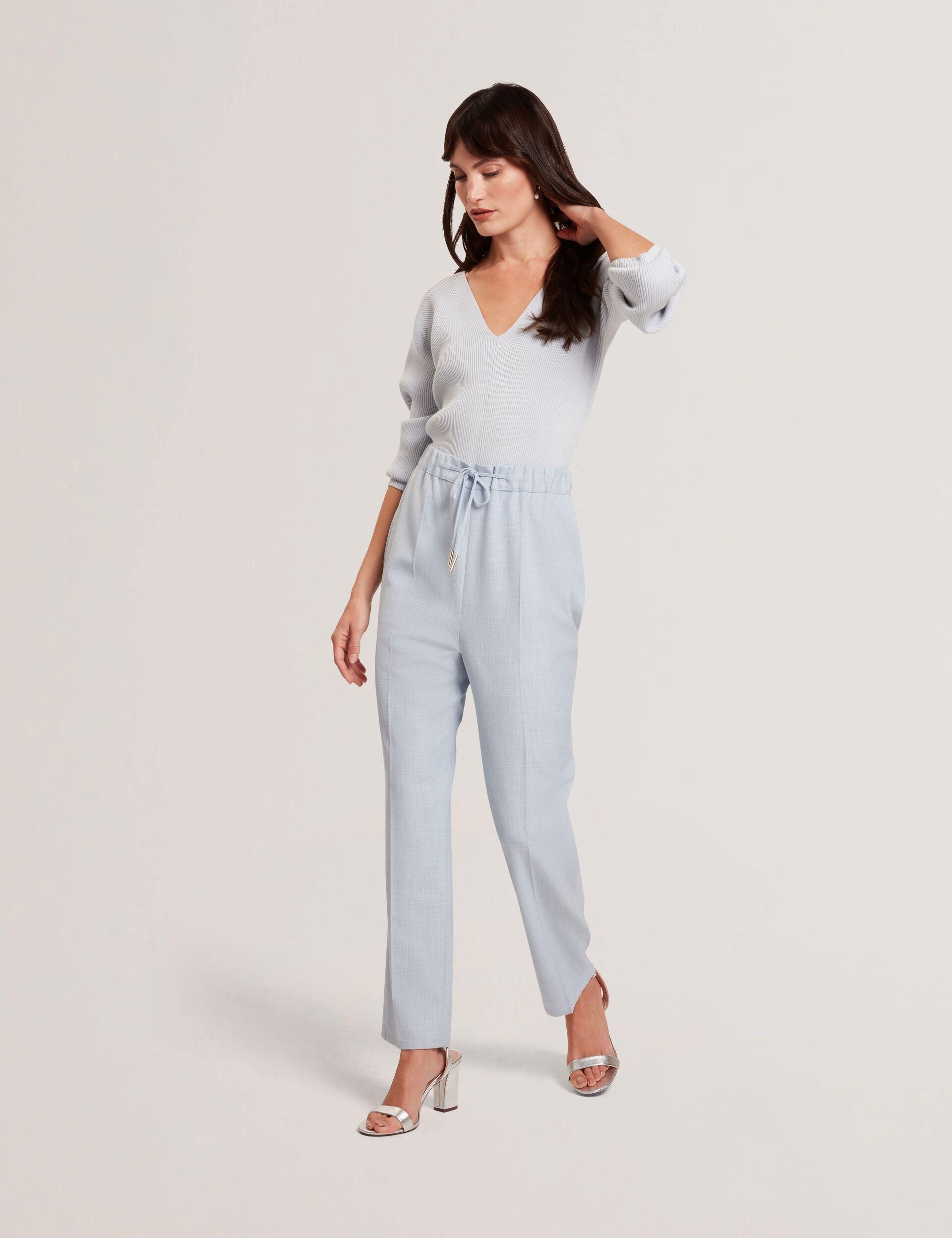 Elastic Waist Tailored Woven Joggers by TED BAKER