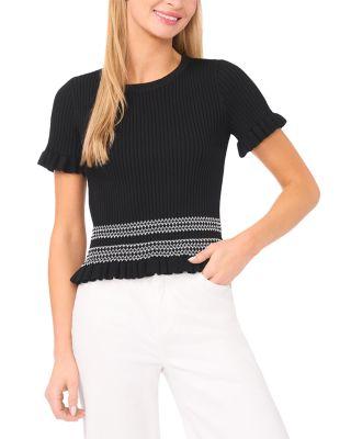 Elise Contrast Stitch Pullover by TED BAKER