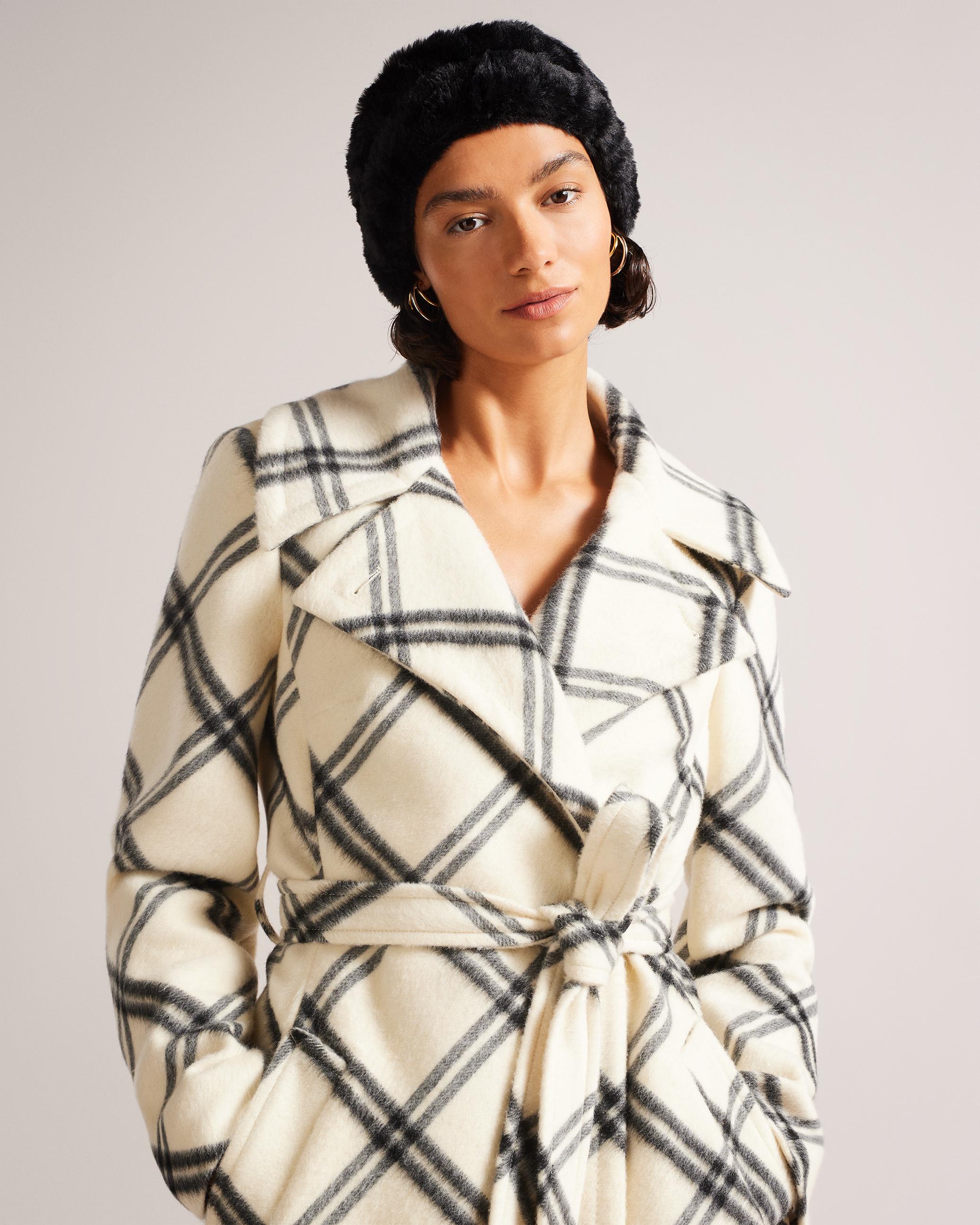 Faux Fur Head Band - FAYOR - Black by TED BAKER