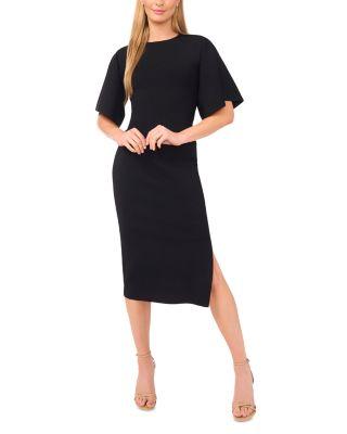 Flare Sleeve Crew Neck Midi Dress by TED BAKER
