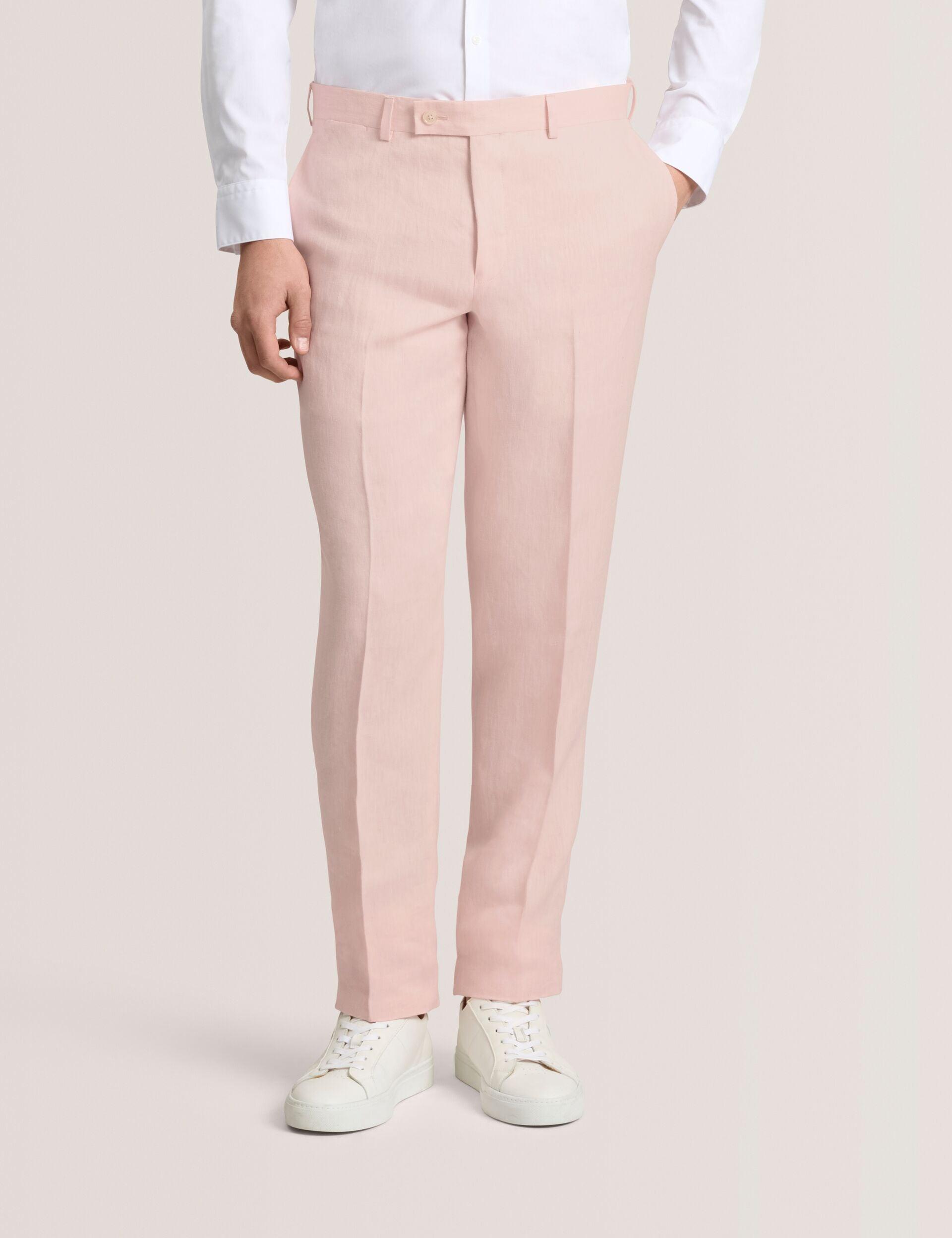 Flat Front Linen Suit Pant by TED BAKER