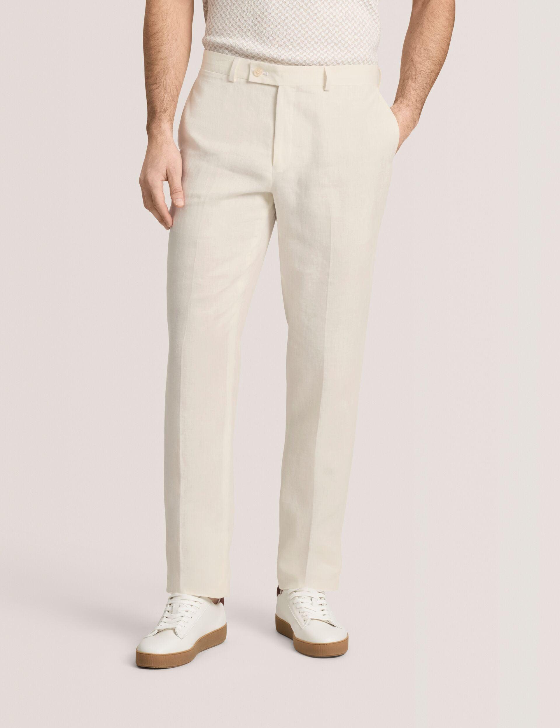 Flat Front Linen Suit Pant by TED BAKER