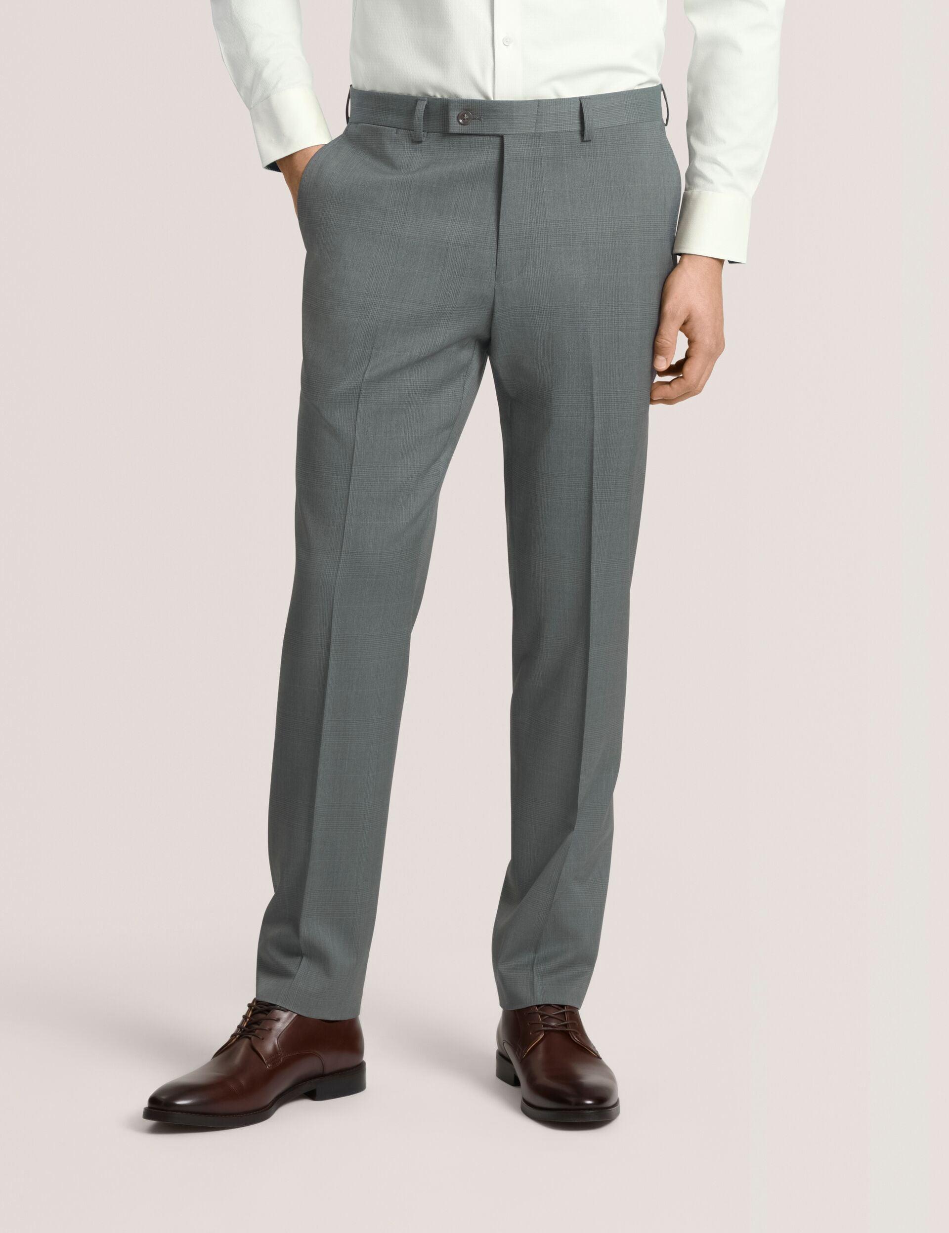 Flat Front Plaid Suit Pant by TED BAKER