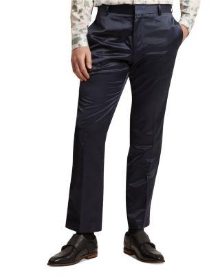 Fluidt High Shine Straight Fit Tailored Pants by TED BAKER