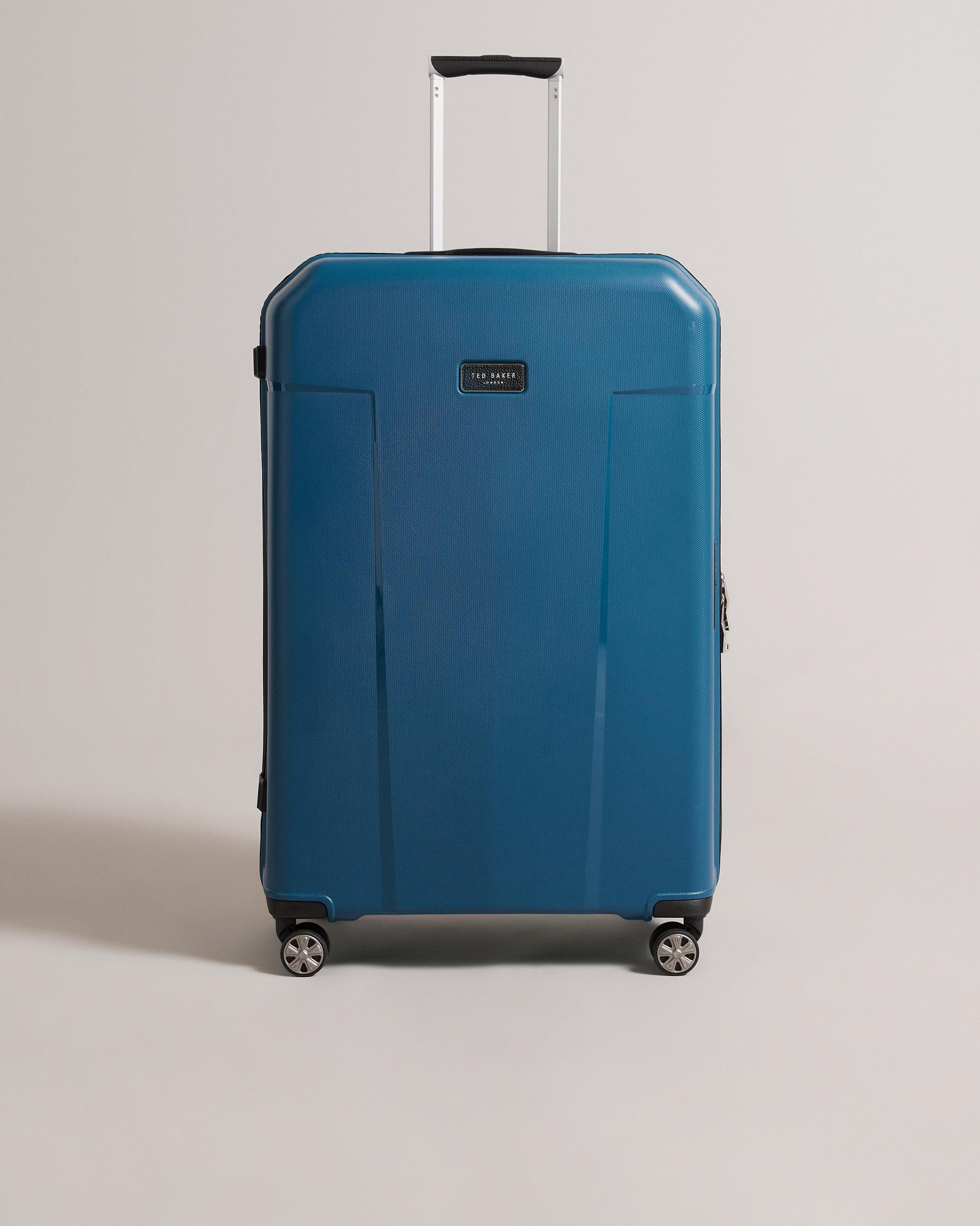 Flying Colours Large Trolley Suitcase - TRAVLL - Blue by TED BAKER