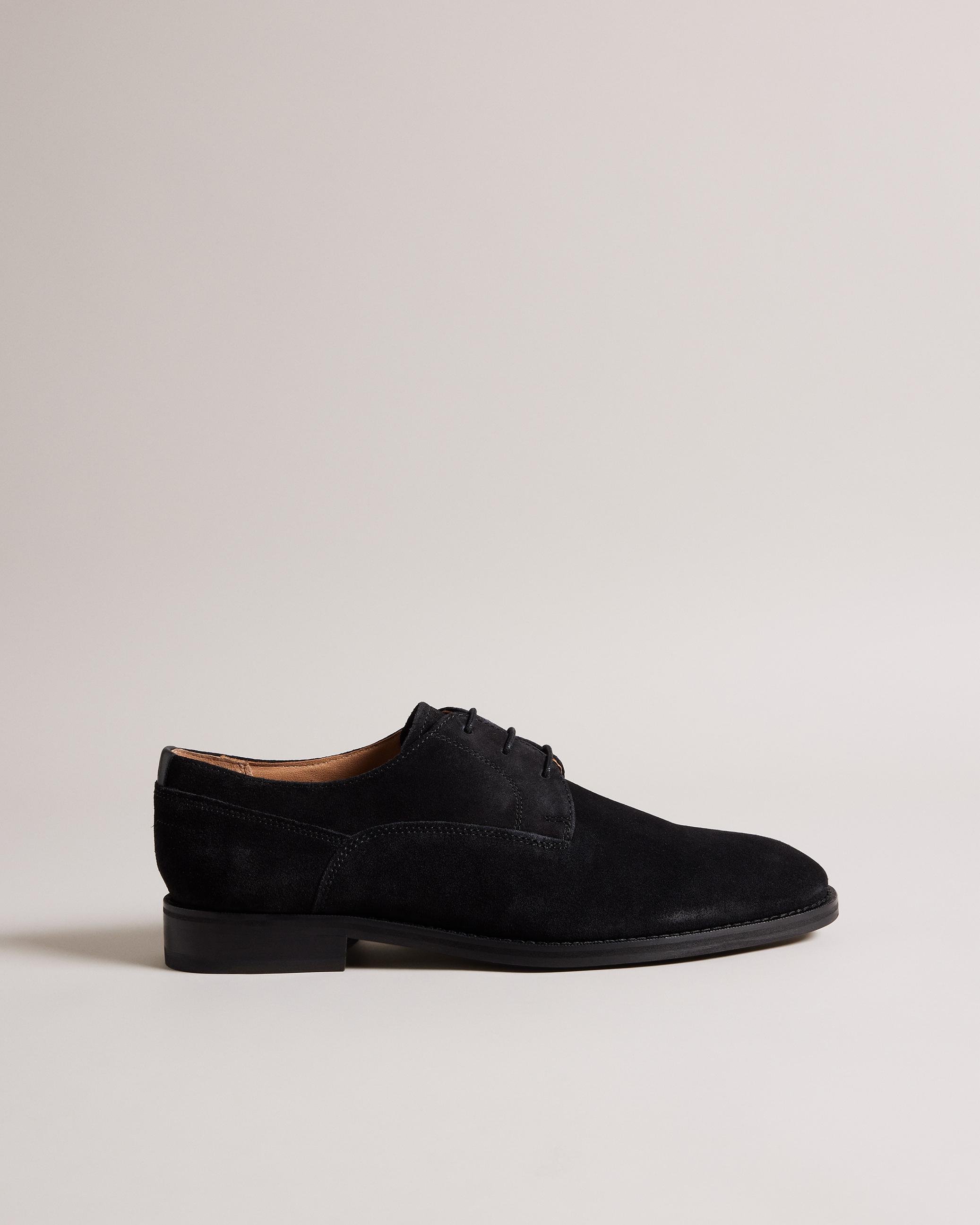 Formal Suede Derby Shoe - KAMTENN - Black by TED BAKER