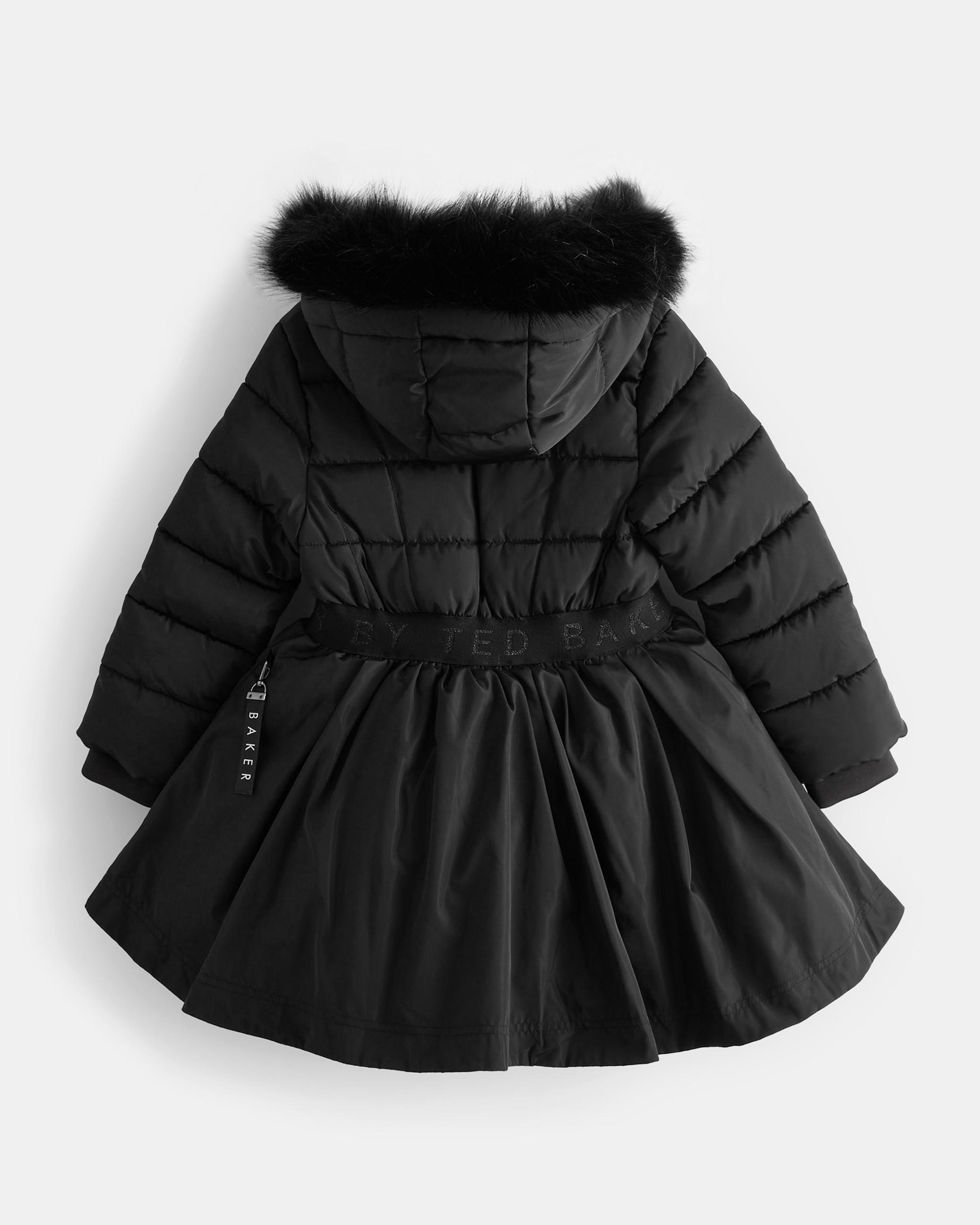 Full Skirted Hooded Coat - FLITSA - Black by TED BAKER Full Skirted Hooded Coat - FLITSA - Black by TED BAKER