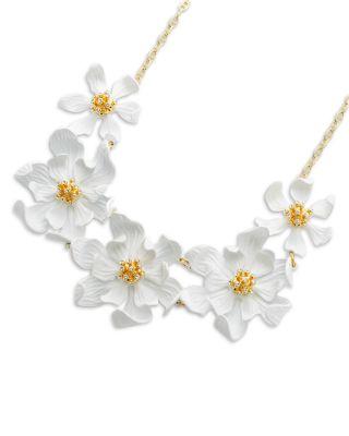 Fulla Furled Flower Enamel Necklace by TED BAKER
