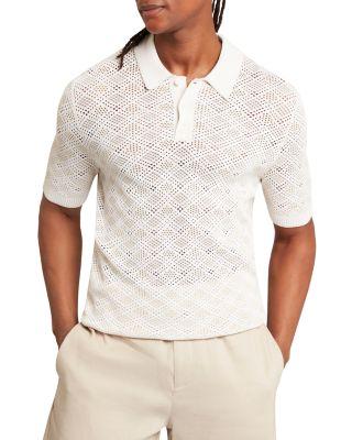 Geometric Stitch Polo Shirt by TED BAKER