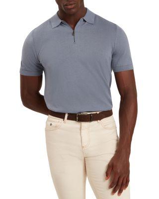 Givrans Quarter Zip Polo Shirt by TED BAKER
