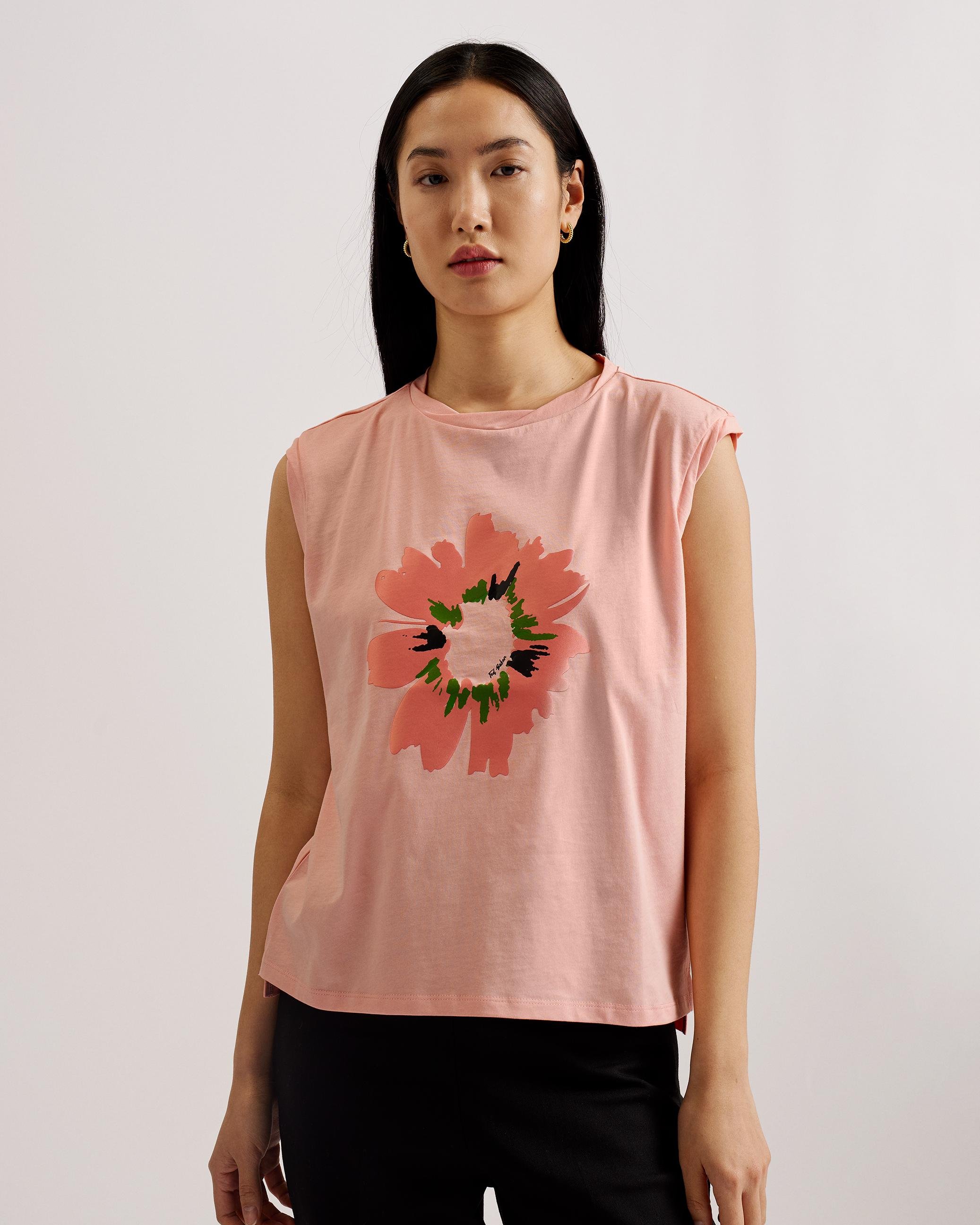 Graphic Vest - VEROICA - Pink by TED BAKER