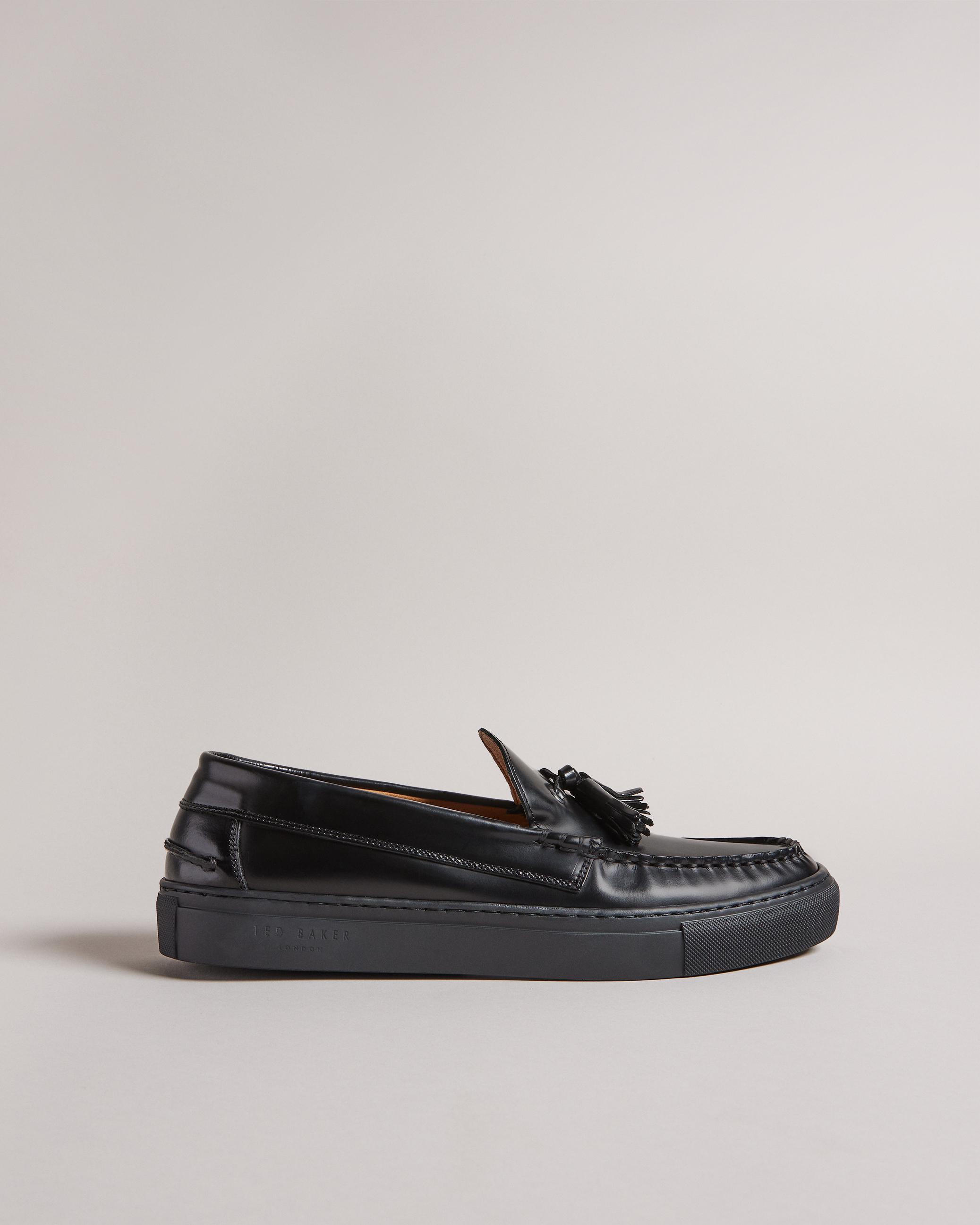 Hi Shine Tassel Loafers - PETIE - Black by TED BAKER 