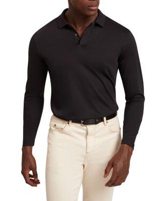 Ignac Long Sleeve Regular Soft Touch Cotton Polo by TED BAKER