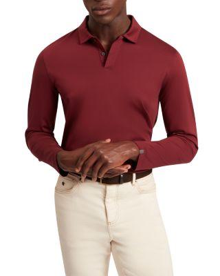 Ignac Long Sleeve Regular Soft Touch Cotton Polo by TED BAKER