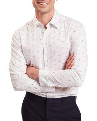 Iskran Slim Fit Ditsy Floral Shirt by TED BAKER