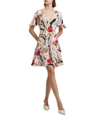Issiia Frilled Mini Dress by TED BAKER