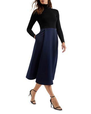 Knit Bodice Wrap Skirt Dress by TED BAKER