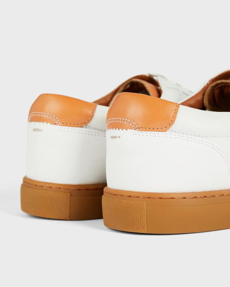 Leather Trainers - UDAMMO - White by TED BAKER