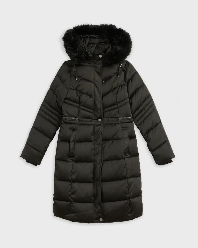 Long Padded Coat - SAMIRA - Black by TED BAKER