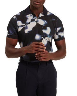 Longbri Short Sleeve Floral Polo Shirt by TED BAKER