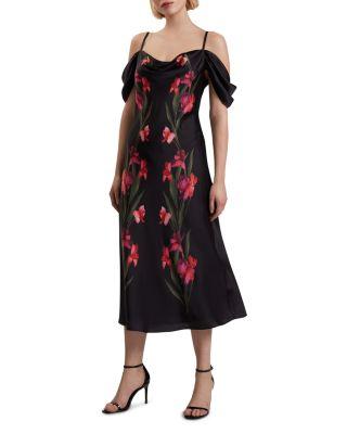 Lucern Satin Midi Dress by TED BAKER