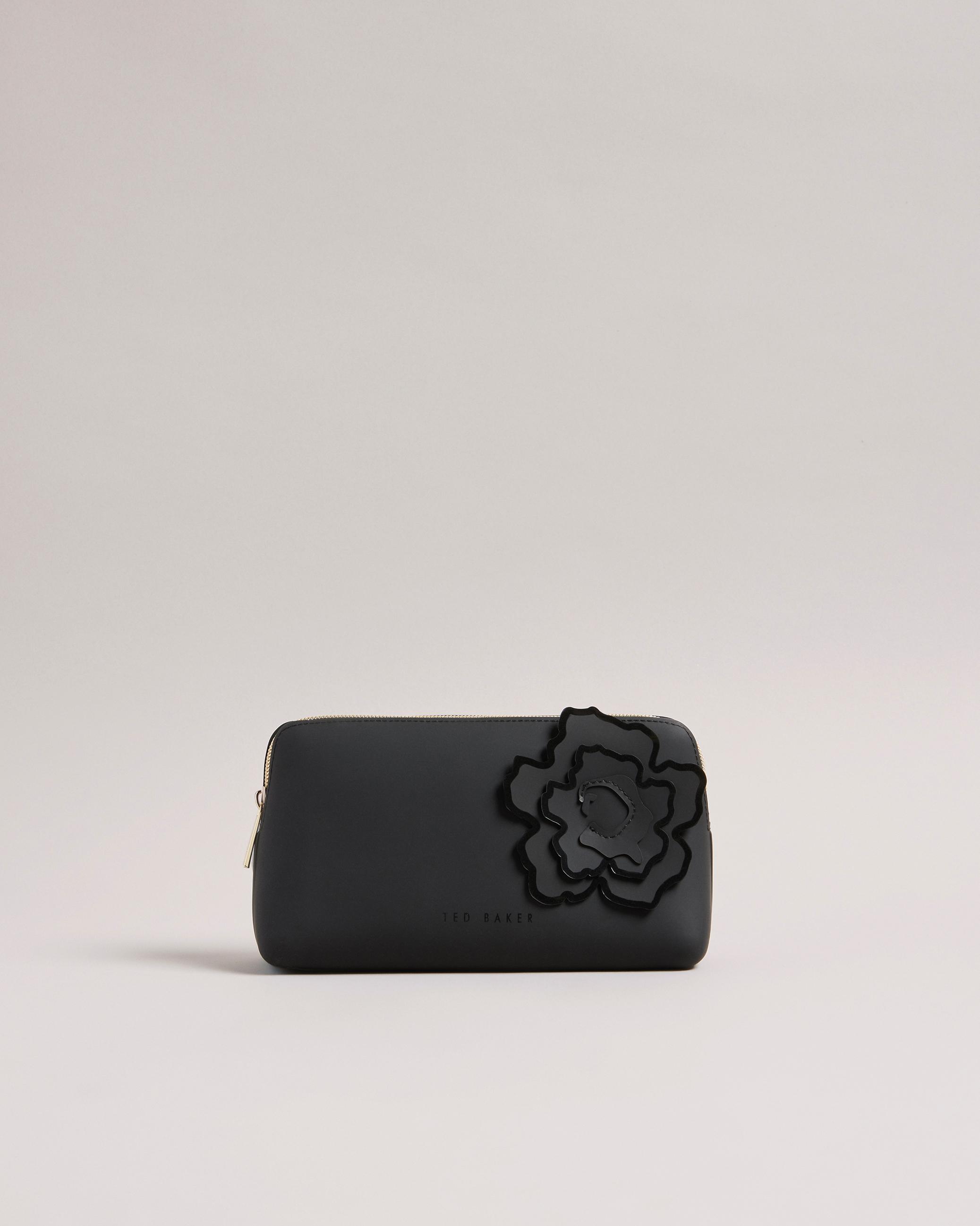 Magnolia Silicone Makeup Bag - JELIKA - Black by TED BAKER