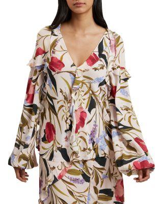 Minasa Ruffled Top by TED BAKER