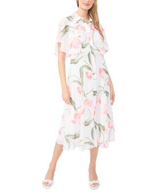 Miriam Flutter Sleeve Midi Dress by TED BAKER