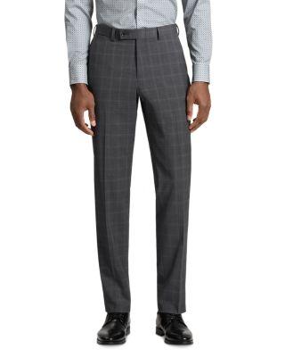 Modern Fit Windowpane Plaid Suit Pants by TED BAKER