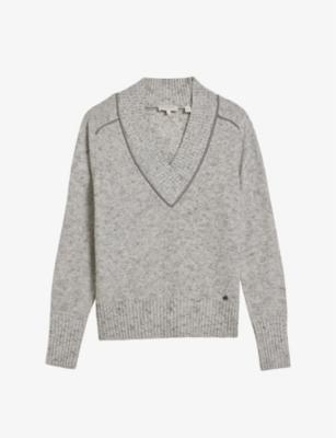 Noryah V-neck knitted jumper by TED BAKER