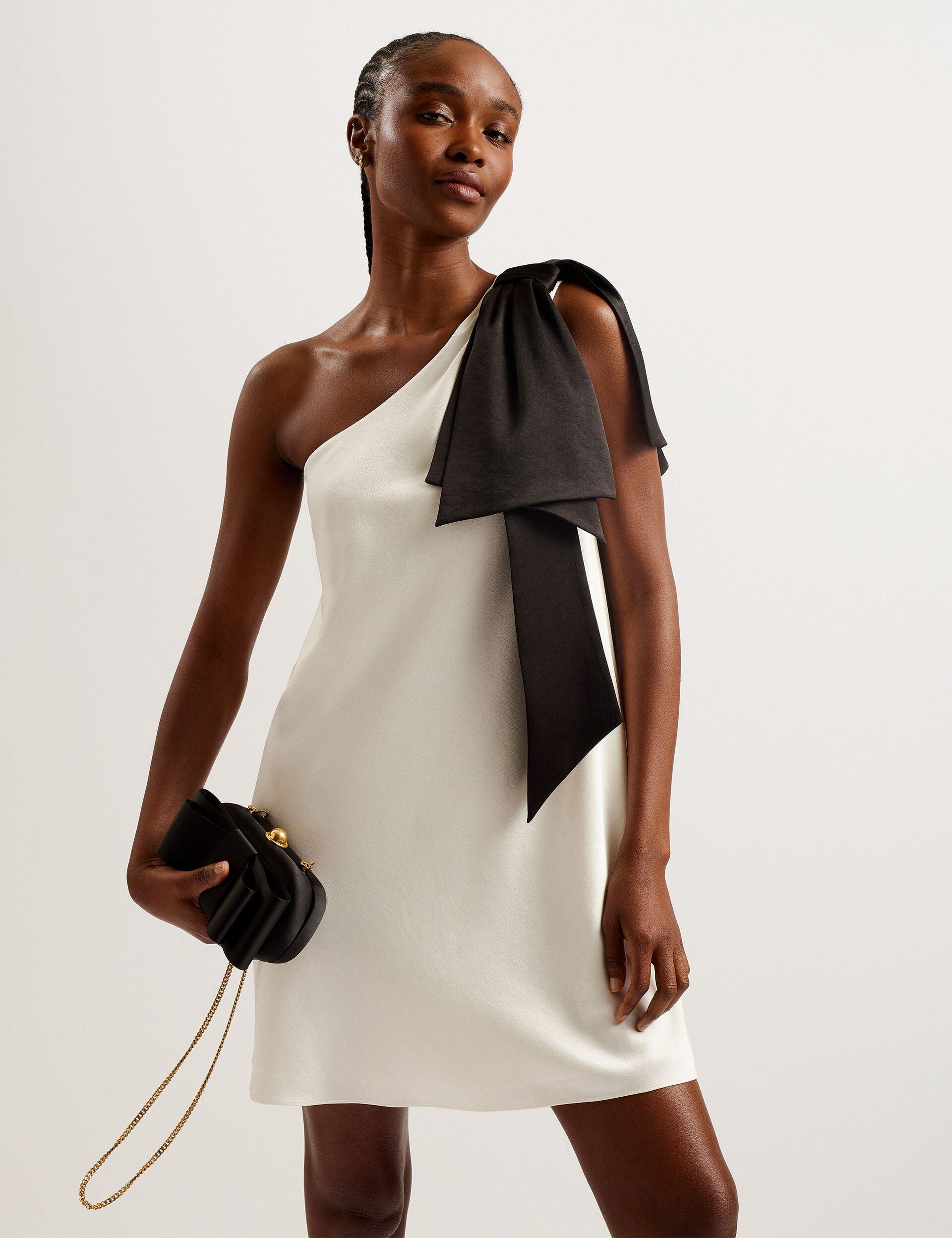 Oversize Bow Mini Dress by TED BAKER