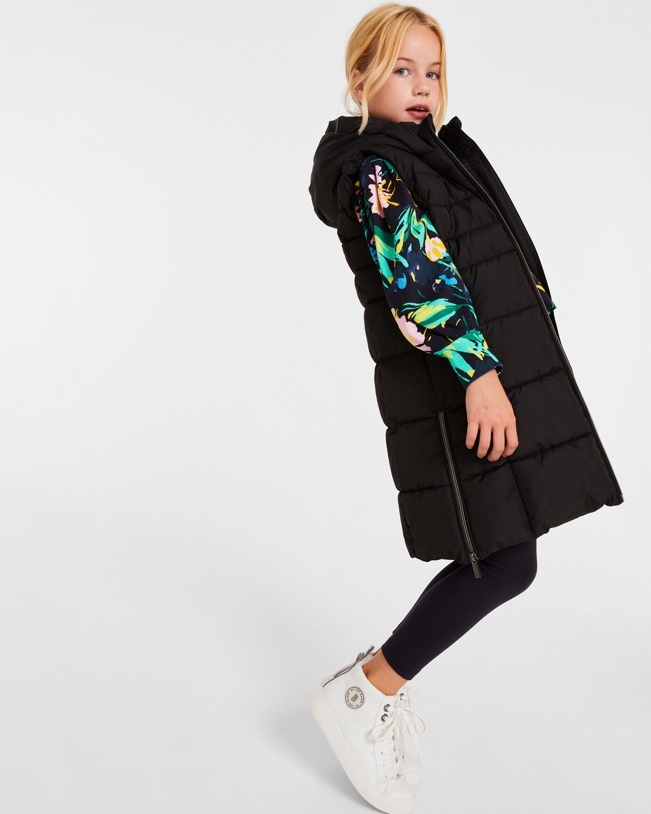 Padded Longline Gilet - PADSO - Black by TED BAKER