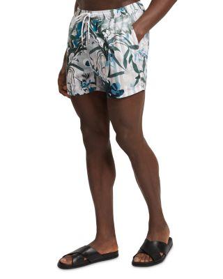 Palmdle Floral Stripe Printed Swim Short by TED BAKER