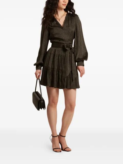 Phoeba printed tiered mini dress by TED BAKER
