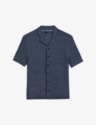 Proof relaxed-fit woven polo shirt by TED BAKER