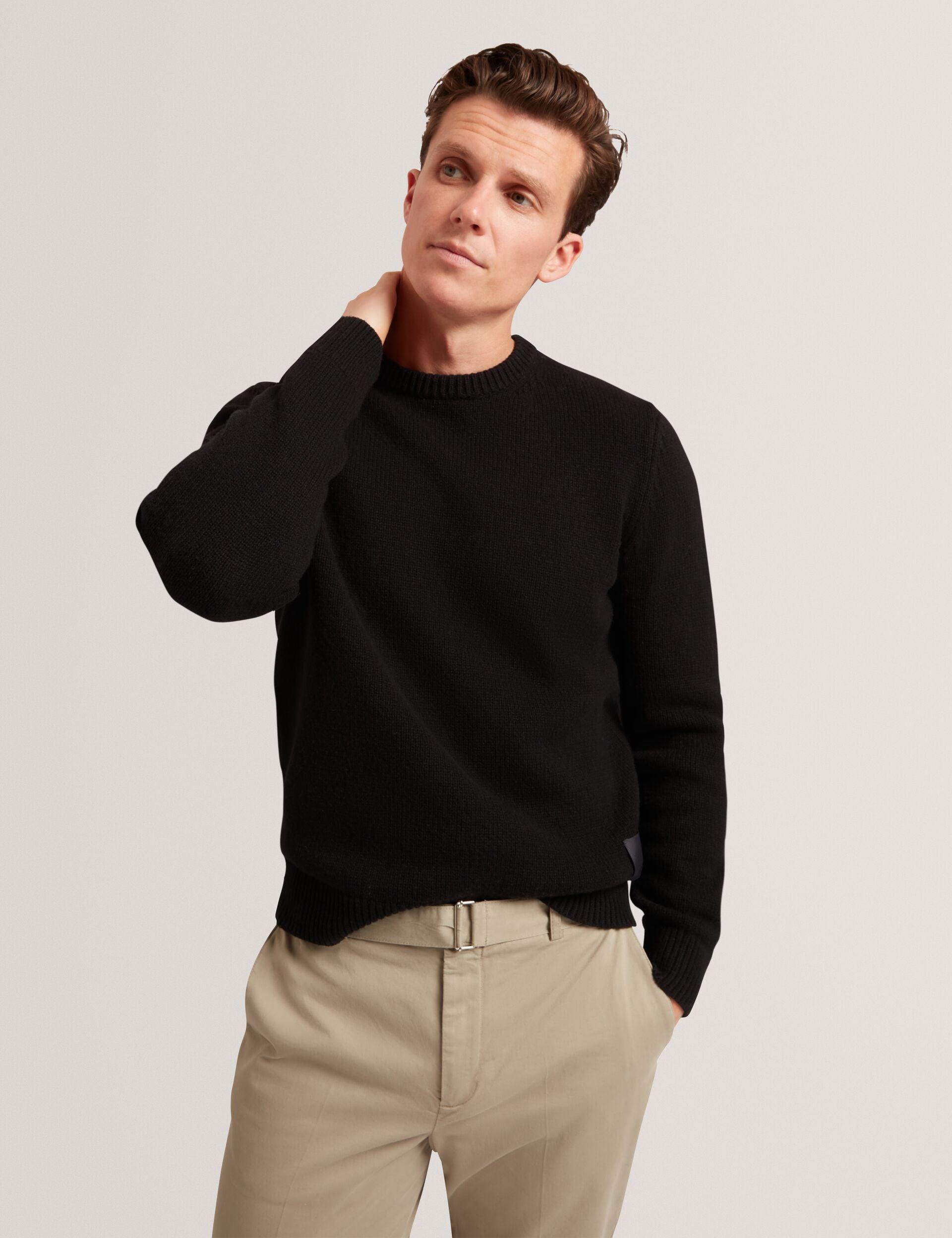 Pull à col rond en grosse maille by TED BAKER