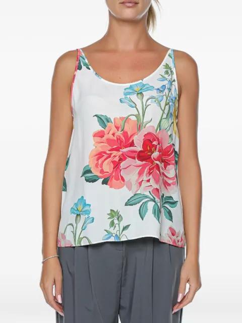 Purrla floral-print tank top by TED BAKER