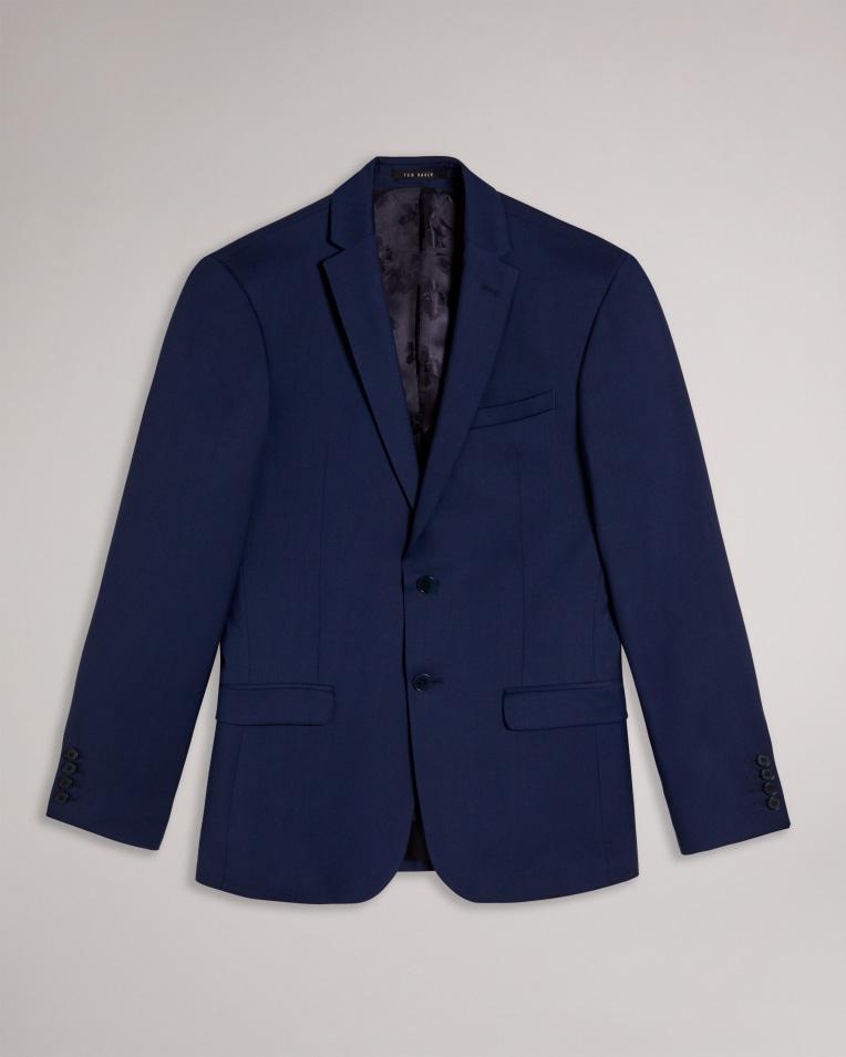Regular Fit Navy Twill Suit Jacket - PERTHJR - Navy by TED BAKER Regular Fit Navy Twill Suit Jacket - PERTHJR - Navy by TED BAKER