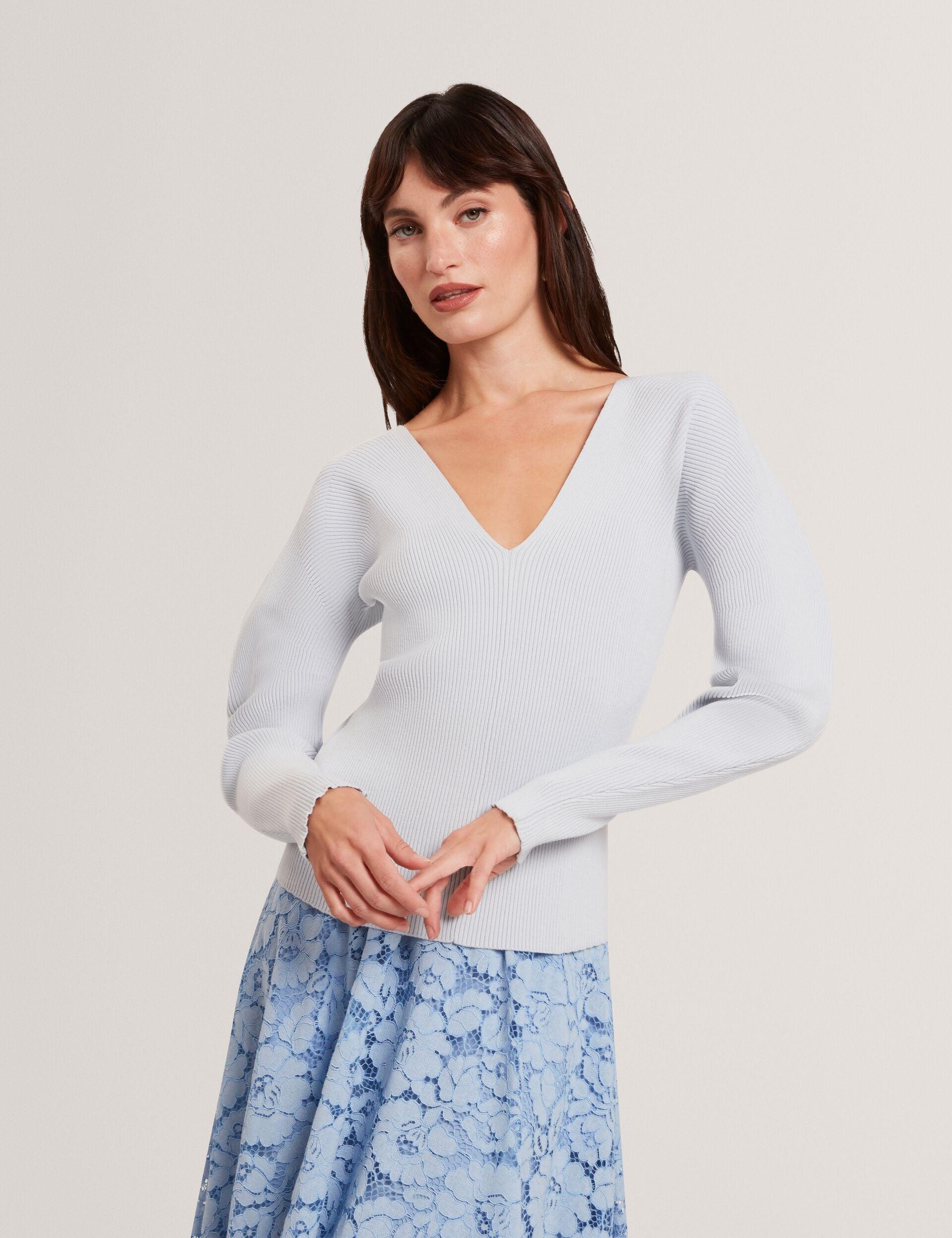 Rib Sculpt Sleeve Sweater by TED BAKER