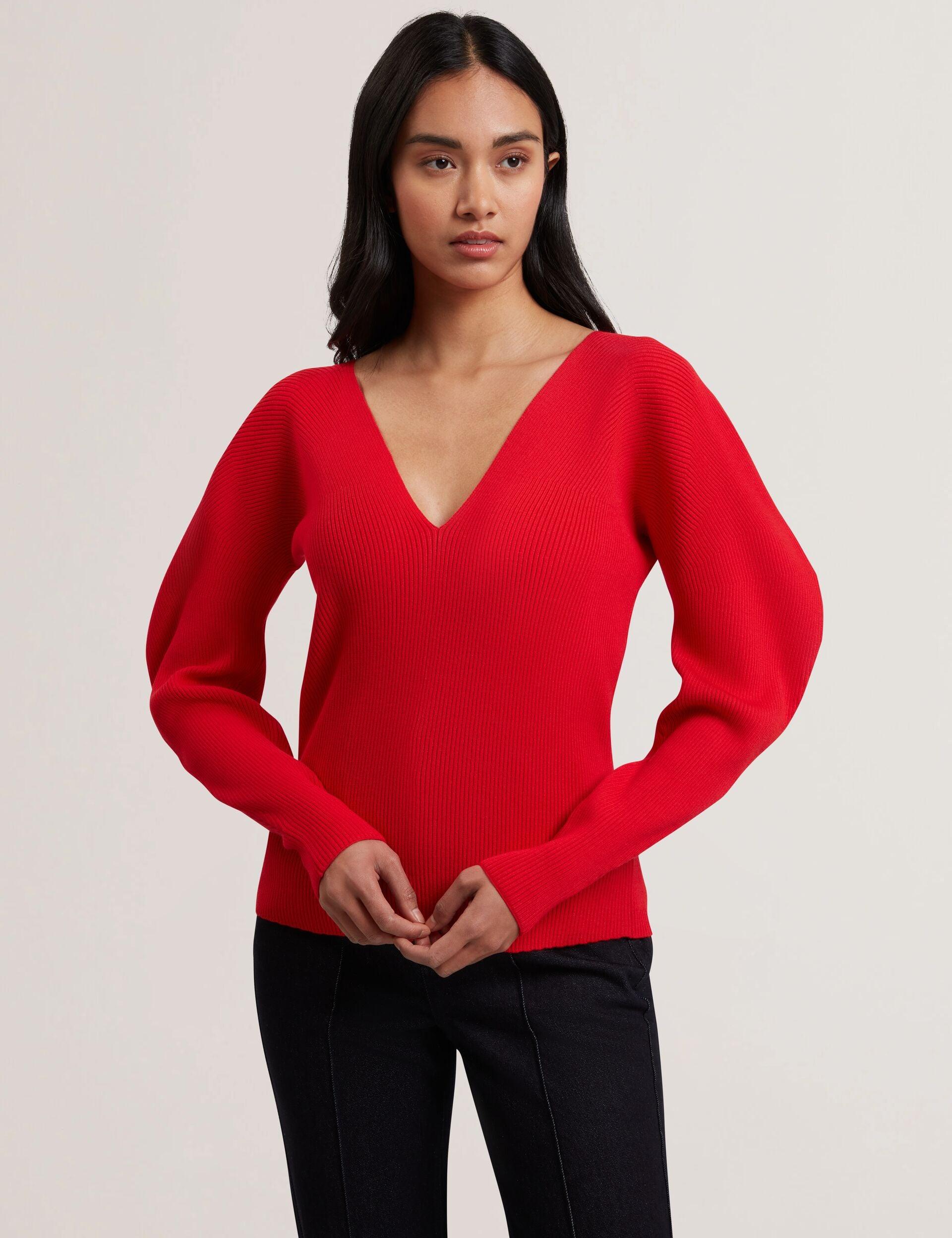 Rib Sculpt Sleeve Sweater by TED BAKER