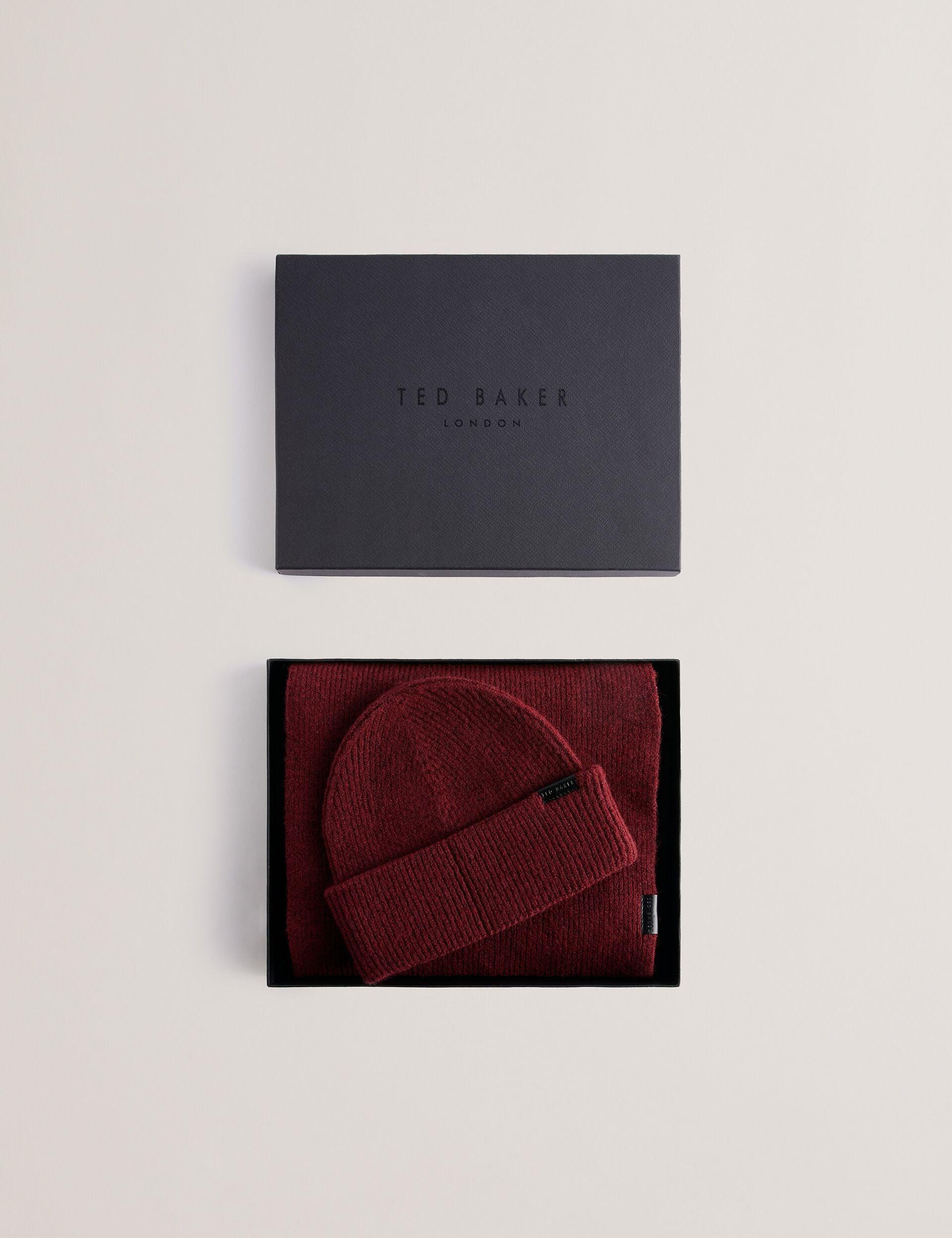 Ribbed Knit Hat And Scarf Set by TED BAKER