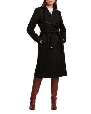 Rose Wool Blend Wrap Coat by TED BAKER