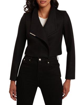 Rosecee Wool Blend Wrap Jacket by TED BAKER