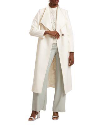 Rosell Wool Blend Wrap Coat by TED BAKER