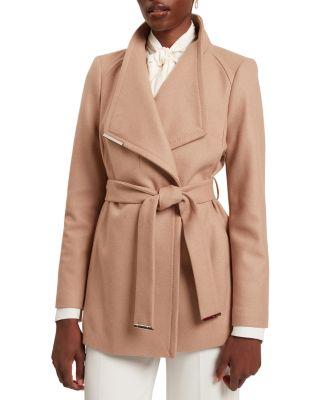 Rosess Wool Blend Wrap Coat by TED BAKER
