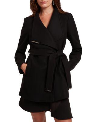 Rosess Wool Blend Wrap Coat by TED BAKER