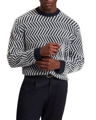 SERGEJ Chevron Graphic Jumper by TED BAKER