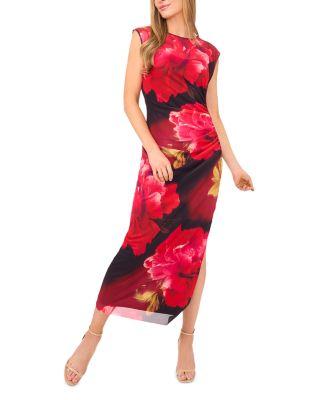 Short Sleeve Mesh Column Dress by TED BAKER